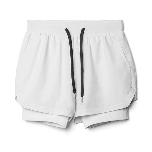 Eloviq LockLayer™ Men's 2-in-1 Running Shorts - Anti-Chafe, Hidden Phone Pocket, Quick-Dry Liner