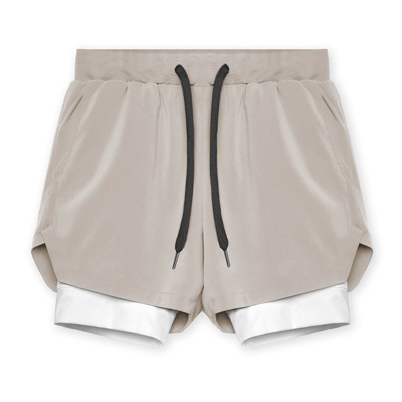 Eloviq LockLayer™ Men's 2-in-1 Running Shorts - Anti-Chafe, Hidden Phone Pocket, Quick-Dry Liner