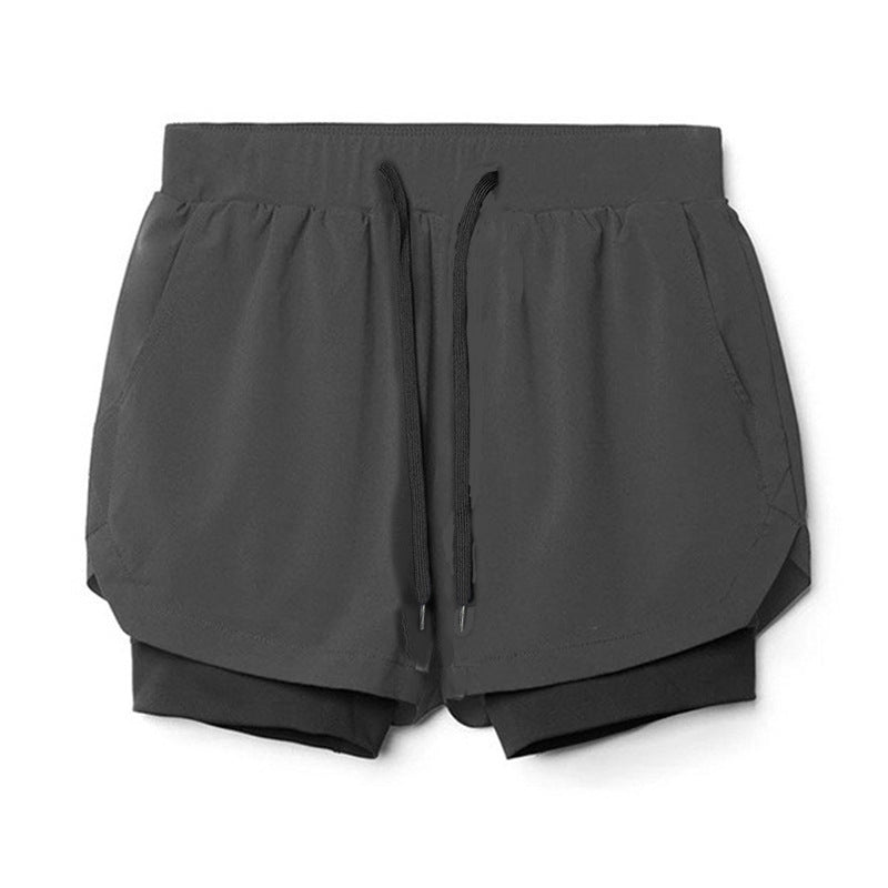 Eloviq LockLayer™ Men's 2-in-1 Running Shorts - Anti-Chafe, Hidden Phone Pocket, Quick-Dry Liner