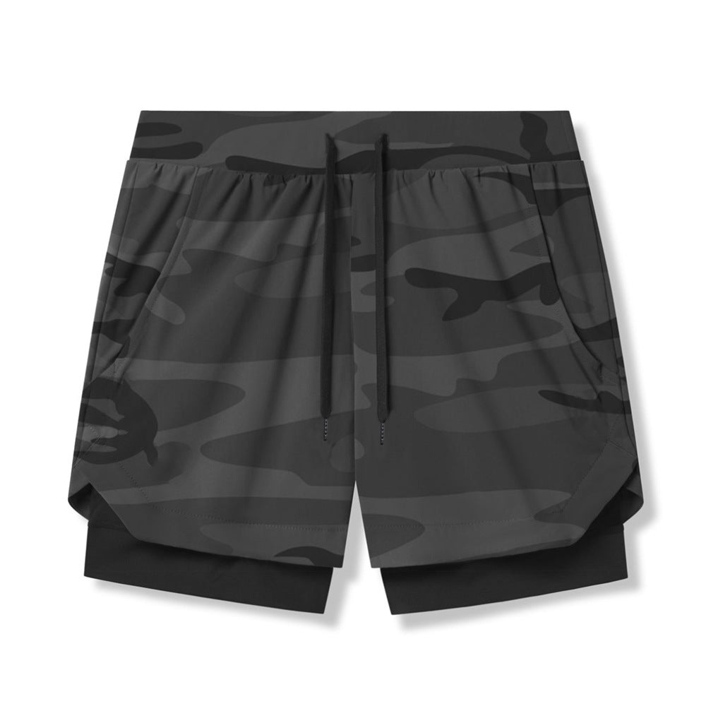 Eloviq LockLayer™ Men's 2-in-1 Running Shorts - Anti-Chafe, Hidden Phone Pocket, Quick-Dry Liner