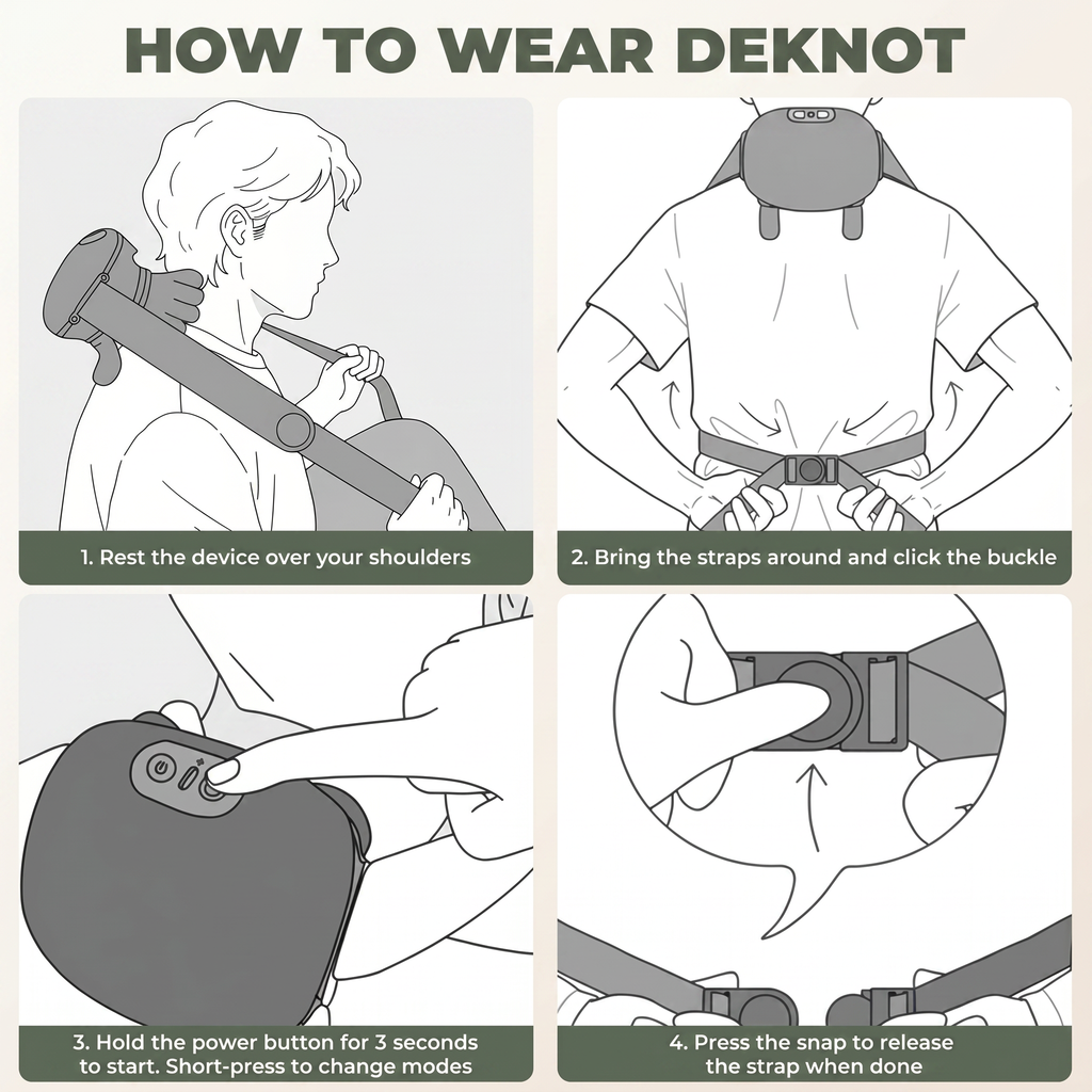 DEKNOT™ Real-Hand Neck & Shoulder Massager