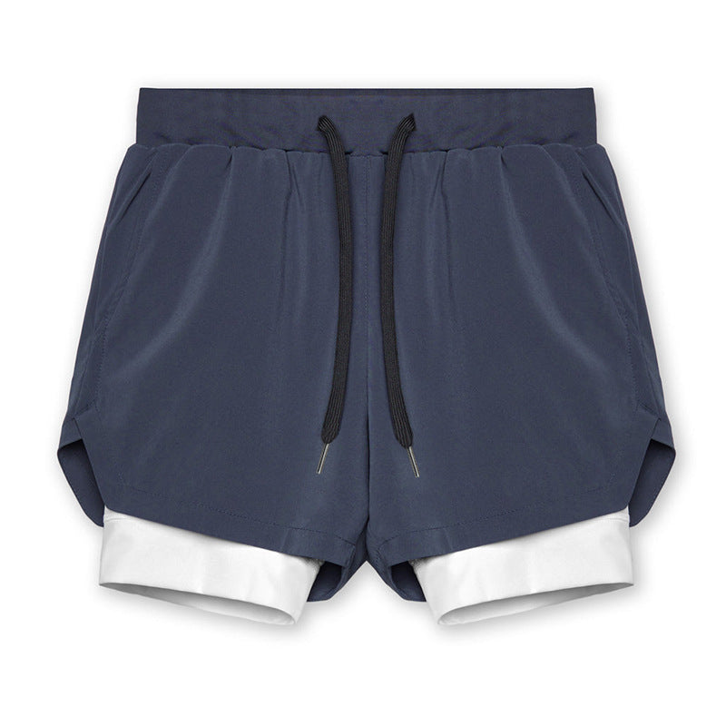 Eloviq LockLayer™ Men's 2-in-1 Running Shorts - Anti-Chafe, Hidden Phone Pocket, Quick-Dry Liner