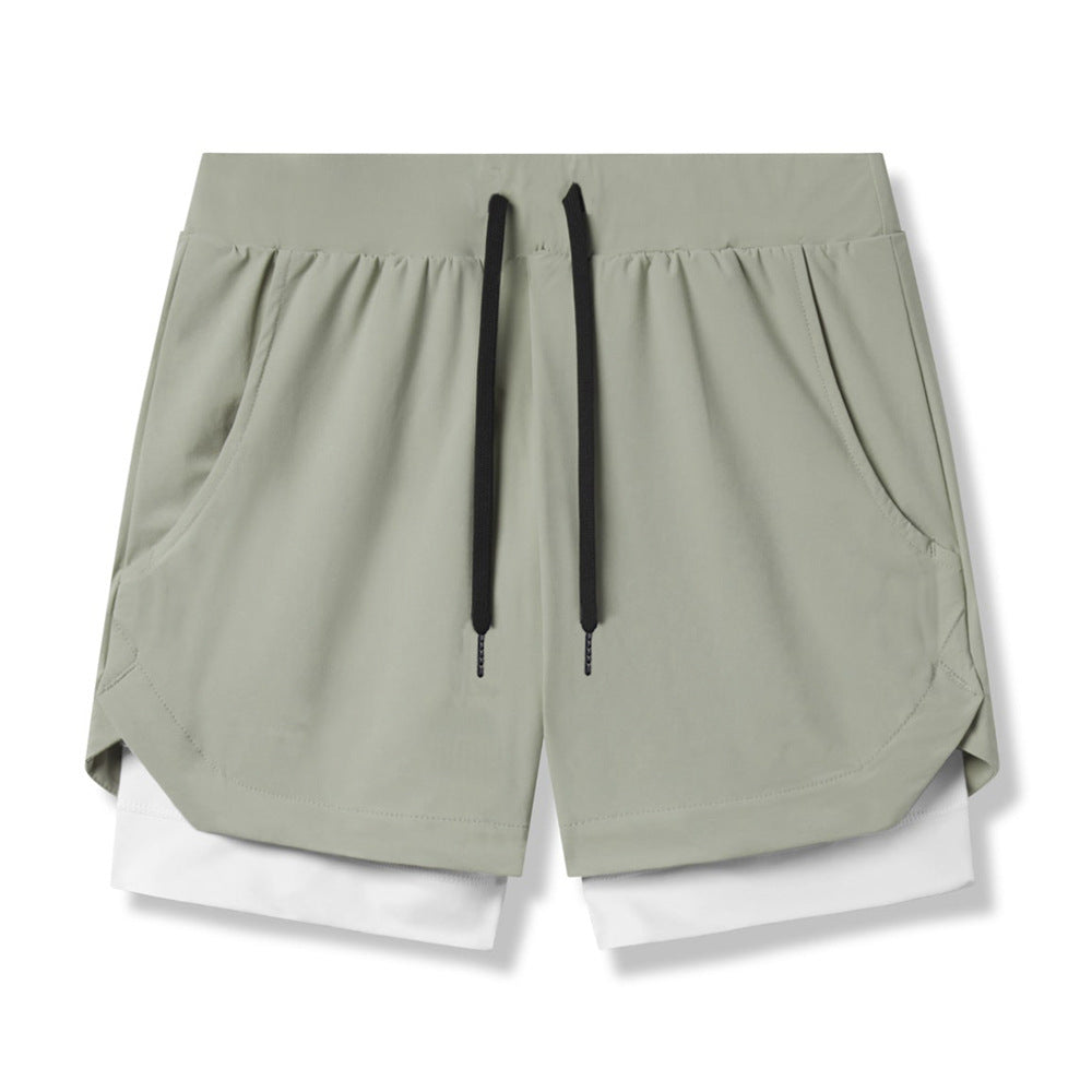 Eloviq LockLayer™ Men's 2-in-1 Running Shorts - Anti-Chafe, Hidden Phone Pocket, Quick-Dry Liner